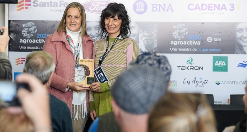 Andrea Sarnari fue distinguida con el Premio Valor Criollo de Agroactiva 2026